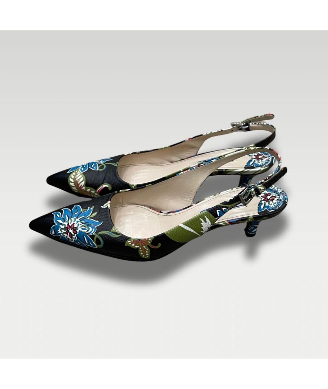 PRADA Мульти кожаные туфли, фото 6