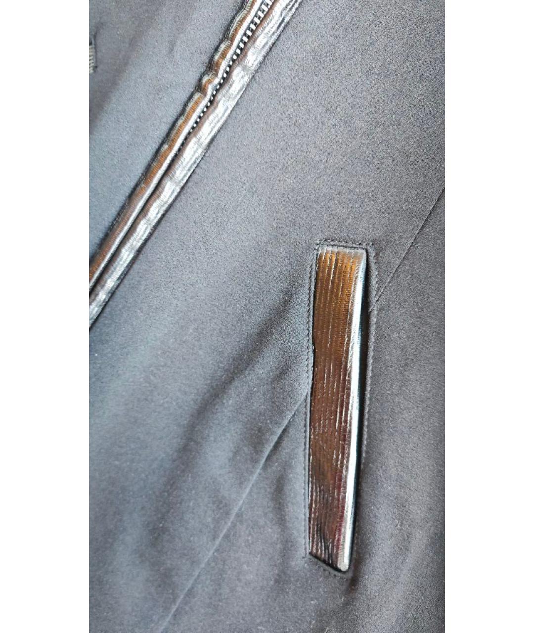 VERSACE JEANS COUTURE Черное хлопковое платье, фото 7