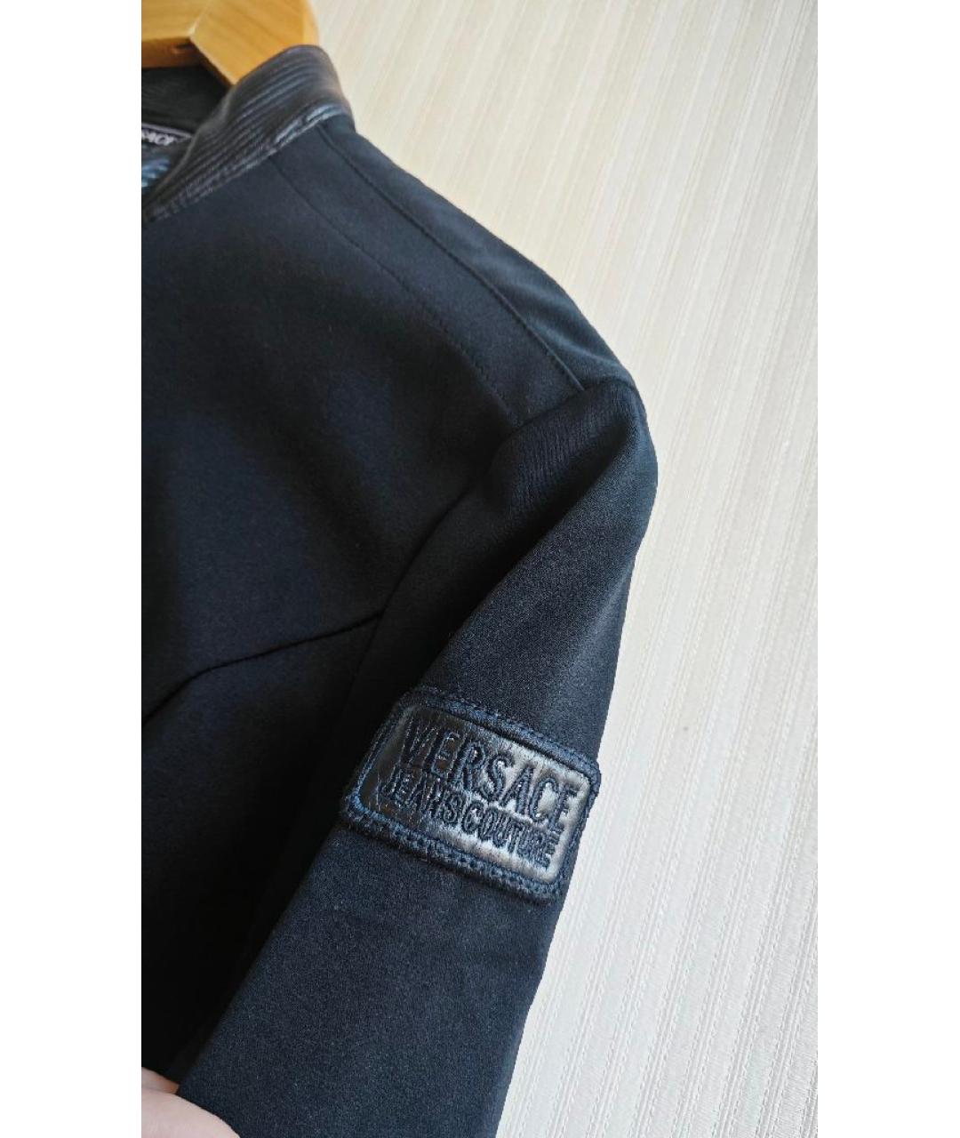 VERSACE JEANS COUTURE Черное хлопковое платье, фото 9