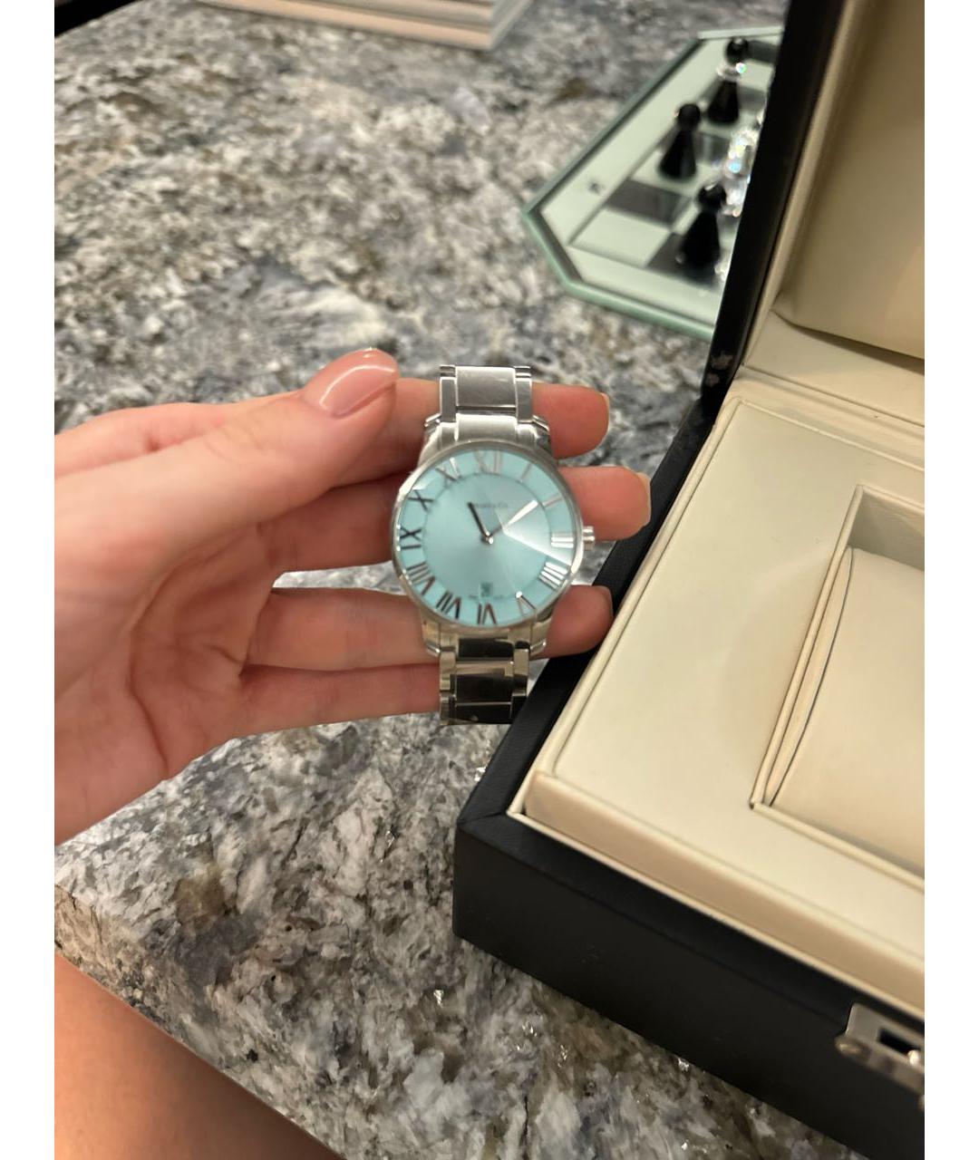 TIFFANY&CO Серебряные металлические часы, фото 5