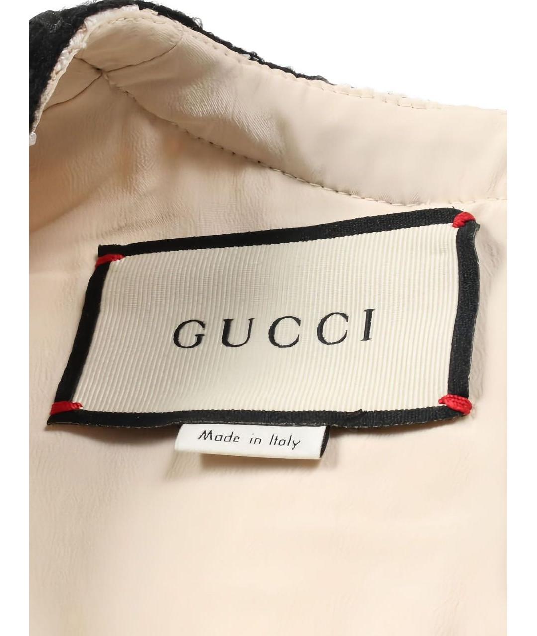 GUCCI Бежевое твидовое повседневное платье, фото 3