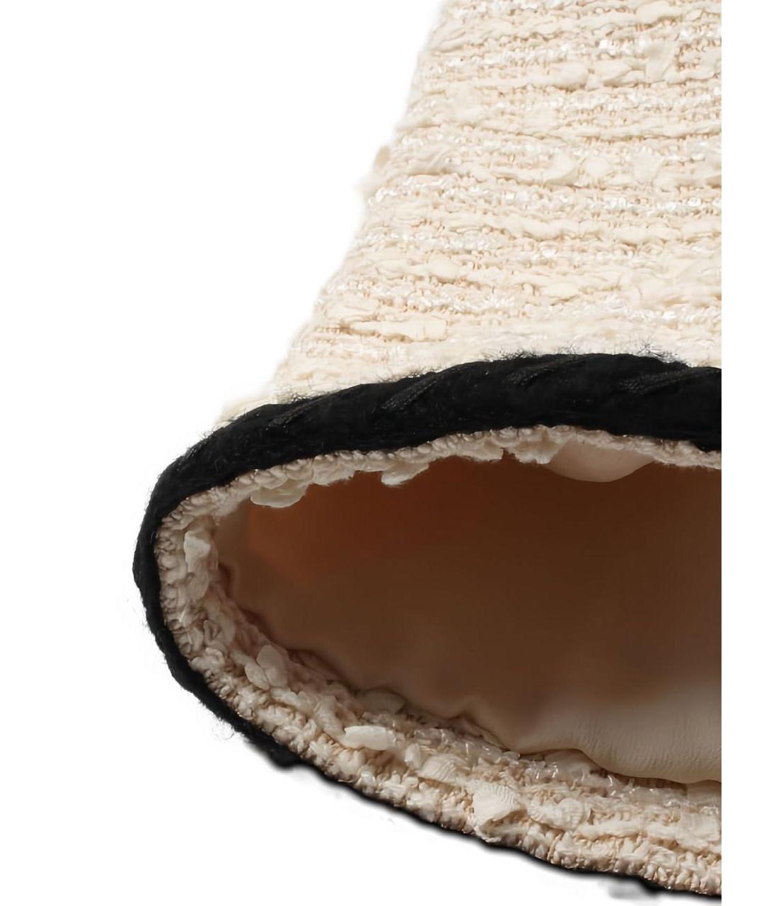 GUCCI Бежевое твидовое повседневное платье, фото 4