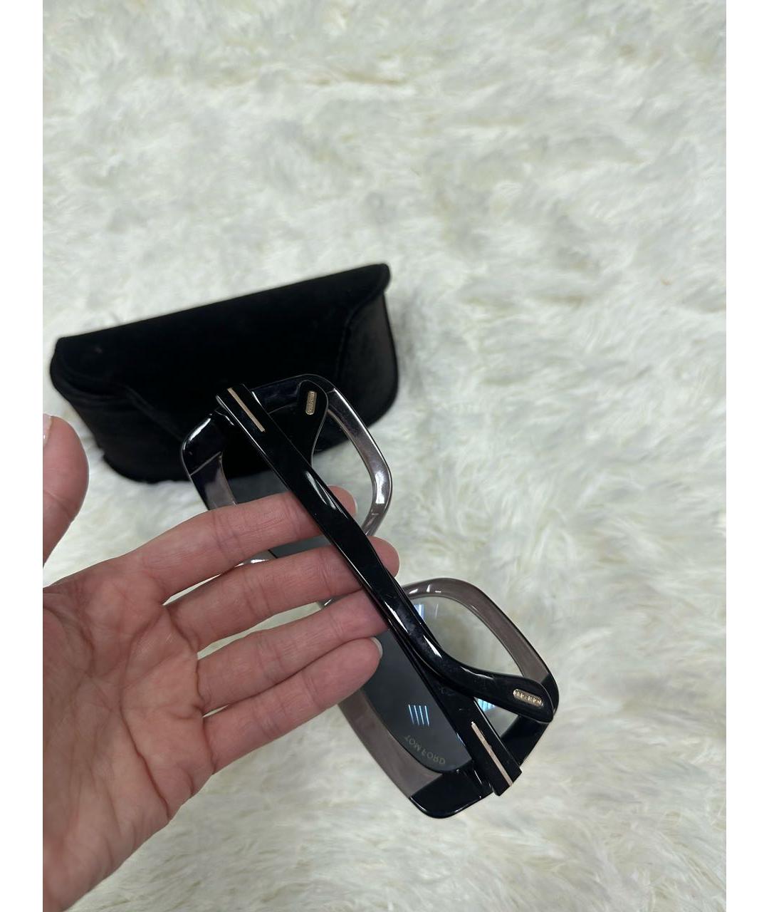 TOM FORD Коричневые пластиковые солнцезащитные очки, фото 5