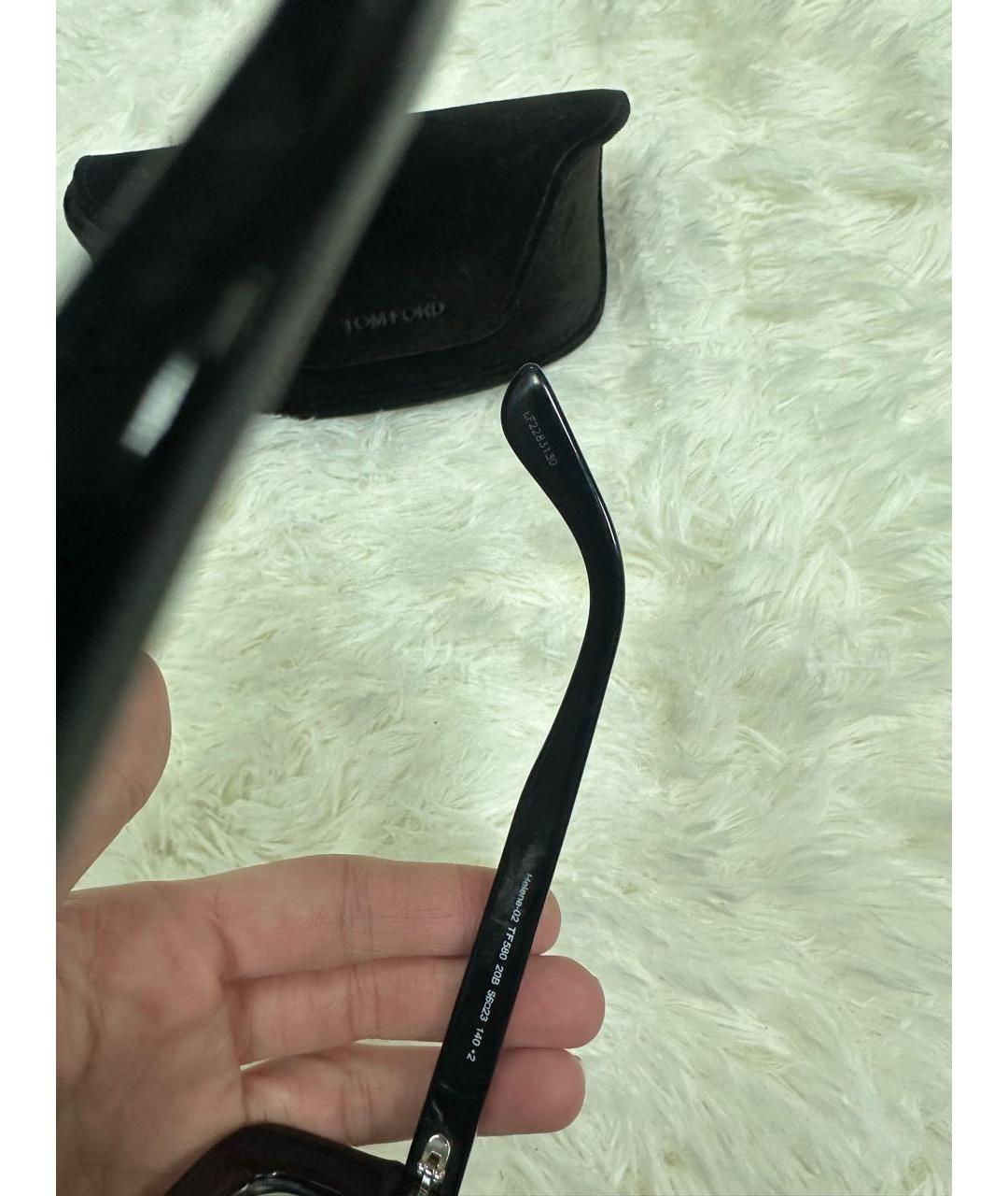 TOM FORD Коричневые пластиковые солнцезащитные очки, фото 6