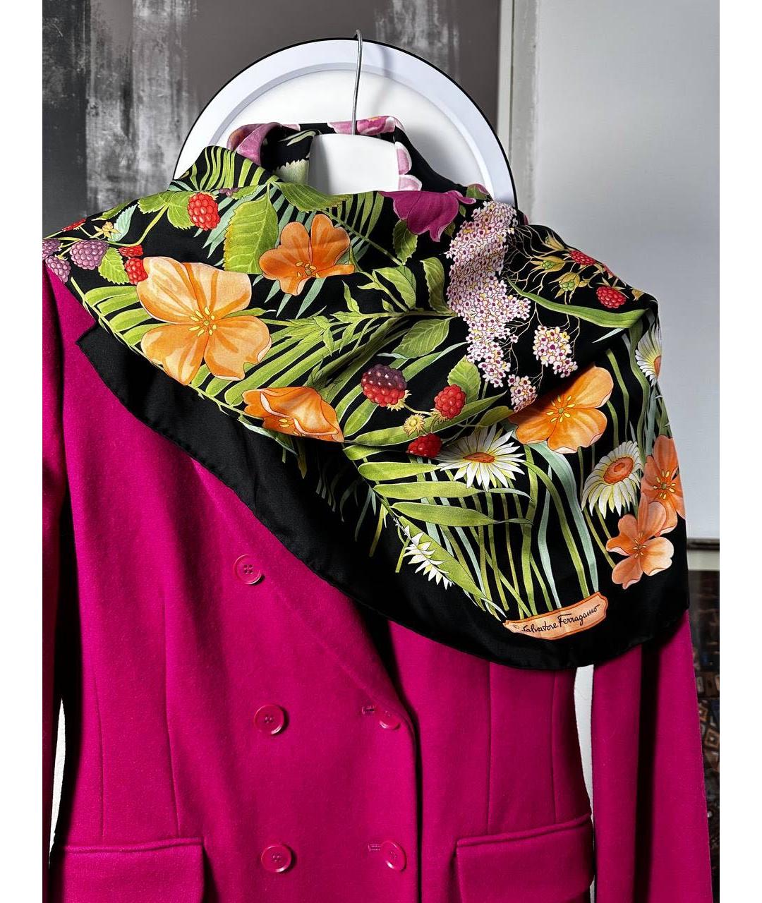 BCBG MAXAZRIA Фуксия шерстяное пальто, фото 6