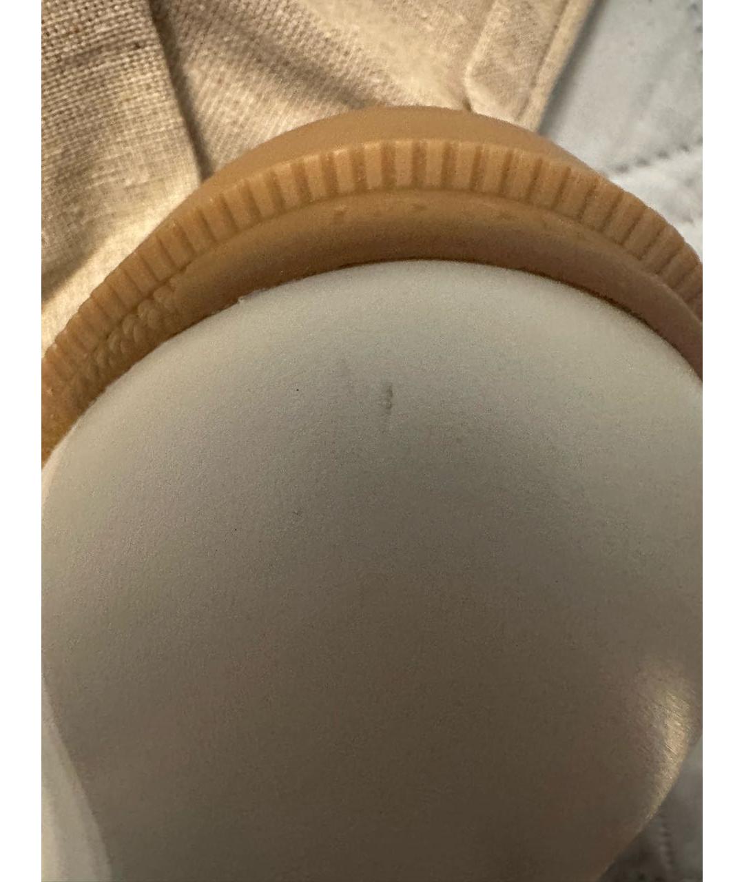 GUCCI Бежевые кожаные ботильоны, фото 6