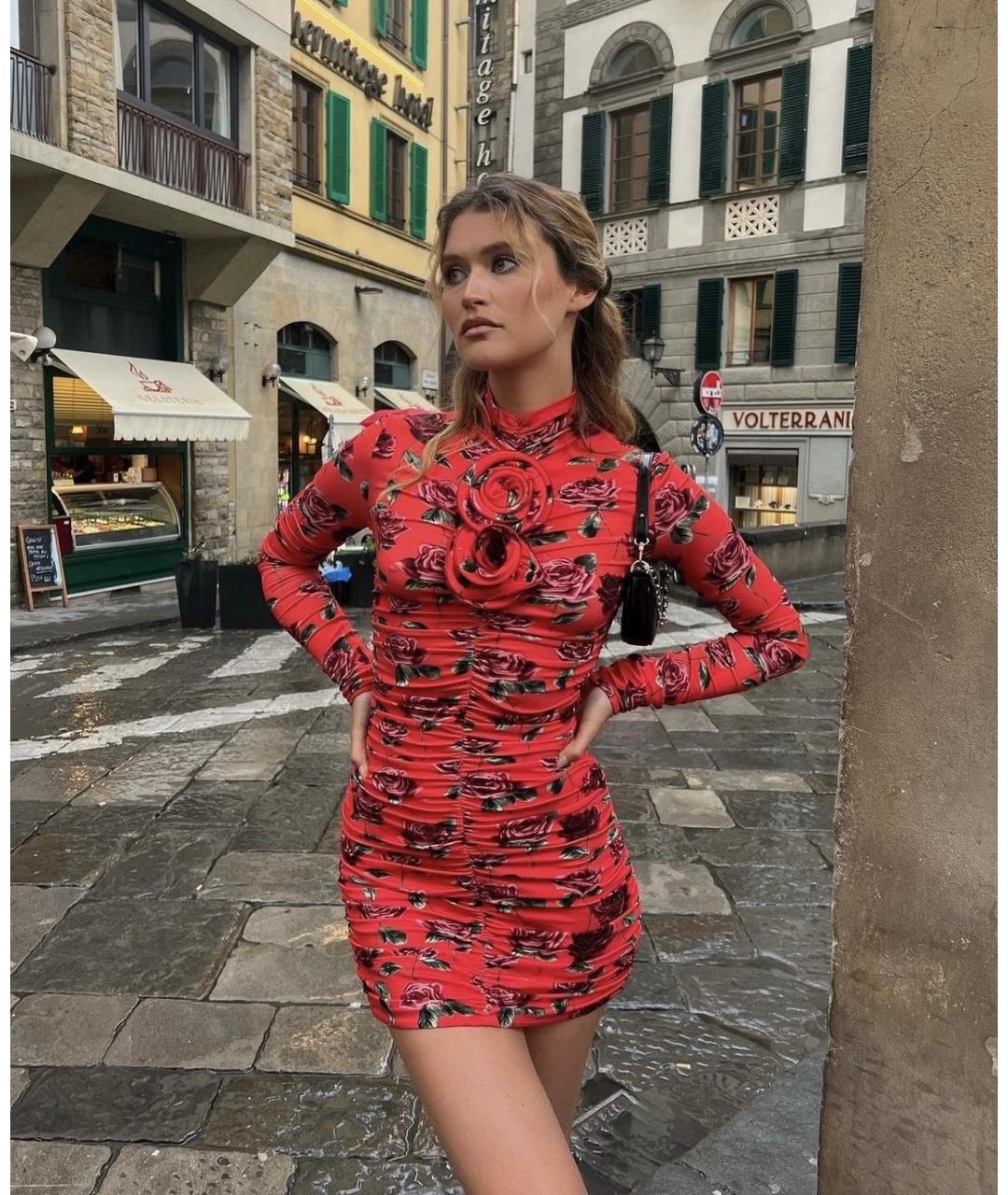 MAGDA BUTRYM Красное коктейльное платье, фото 7