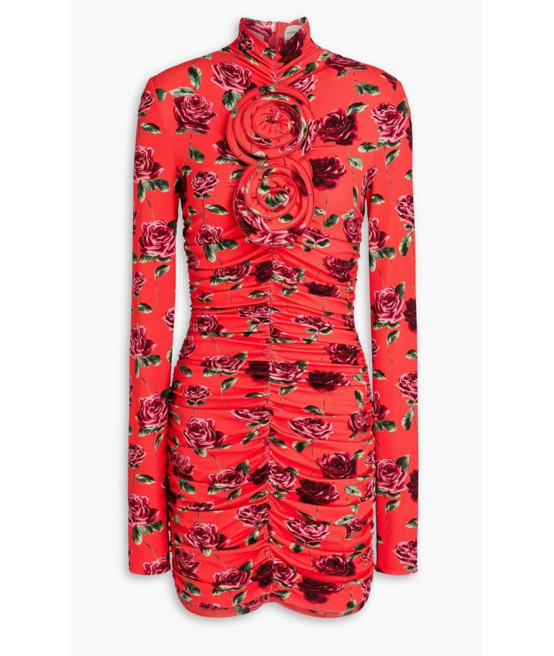 MAGDA BUTRYM Красное коктейльное платье, фото 8