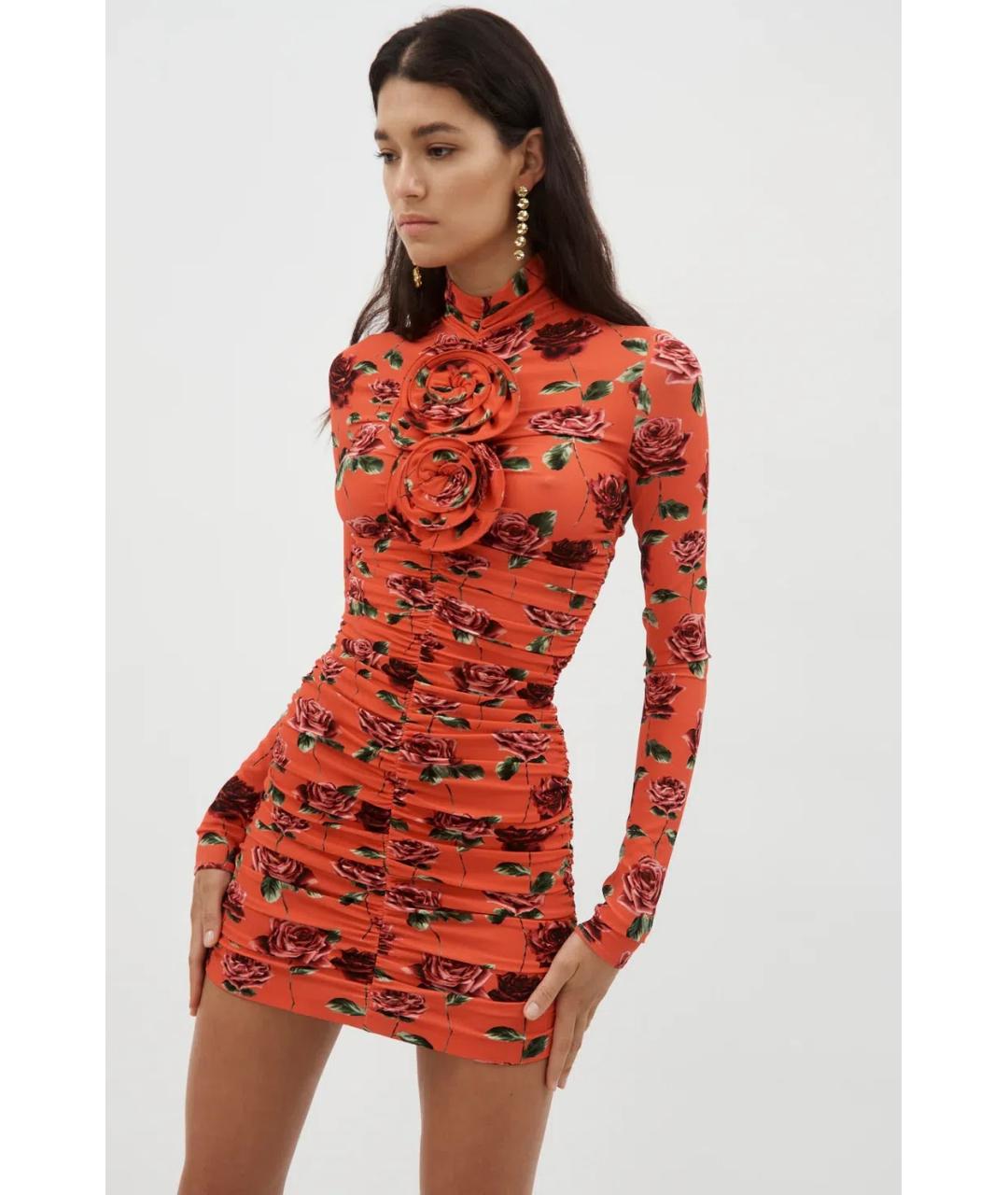 MAGDA BUTRYM Красное коктейльное платье, фото 6