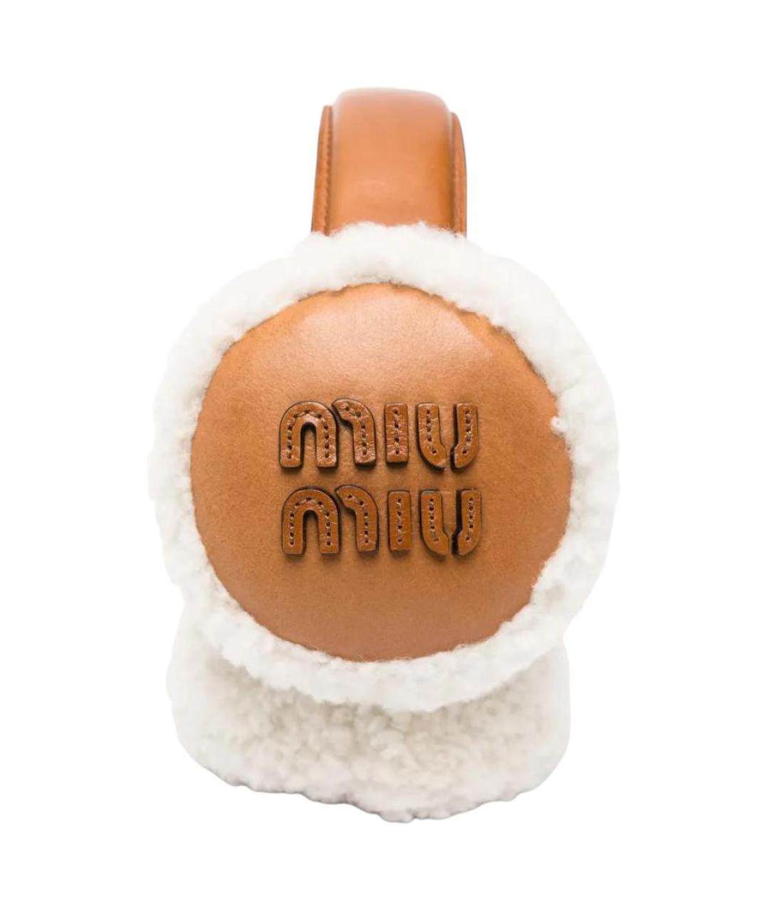 MIU MIU Бежевые наушники, фото 2