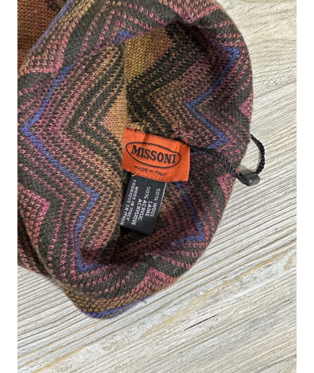 MISSONI Мульти шерстяная шапка, фото 3