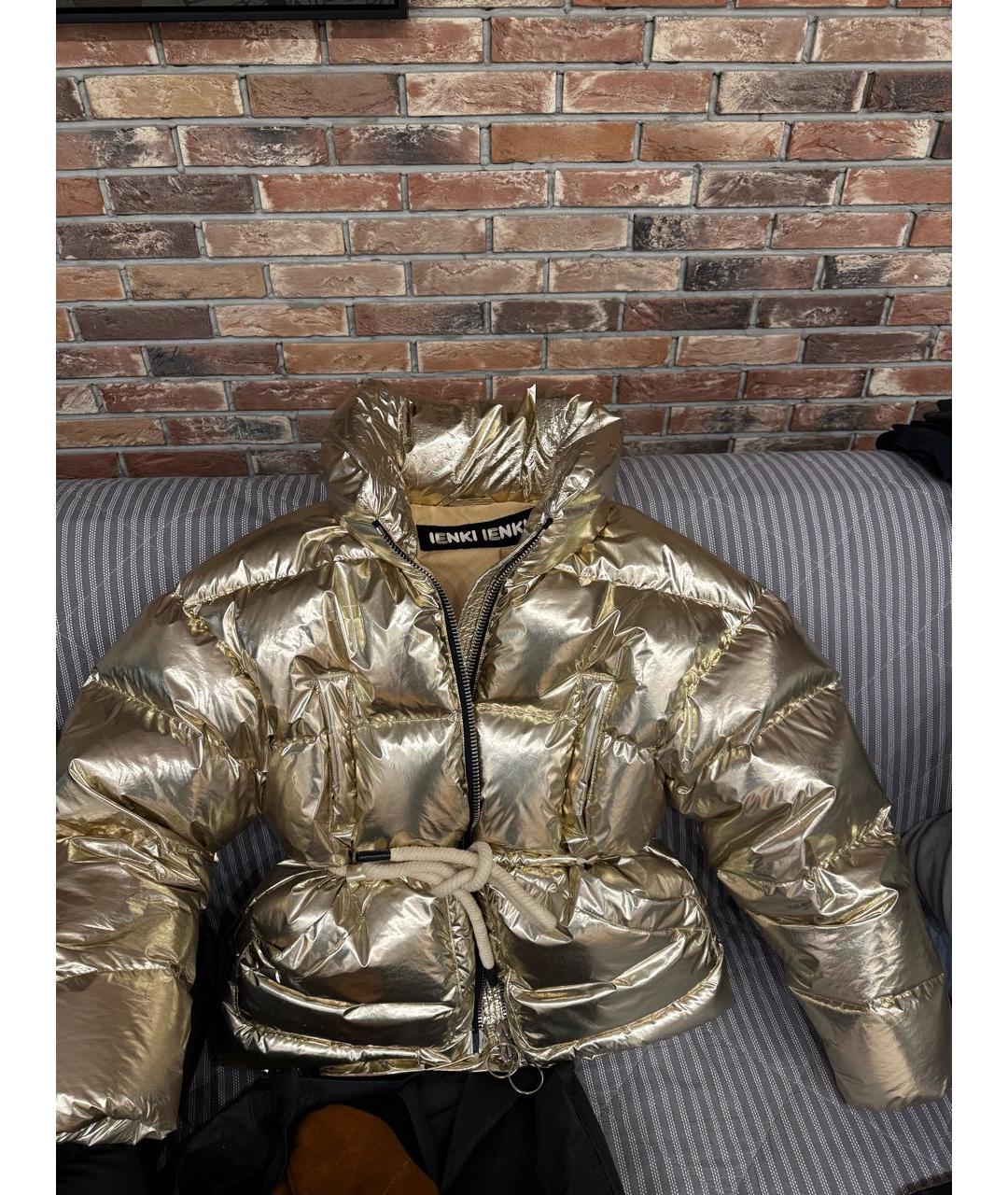 IENKI IENKI Золотой пуховик, фото 4