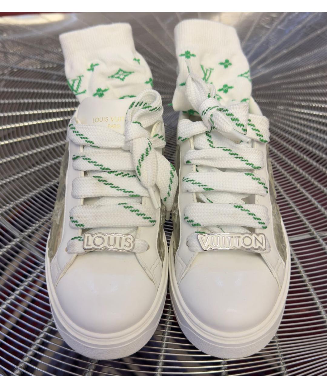 LOUIS VUITTON Белые кеды, фото 2