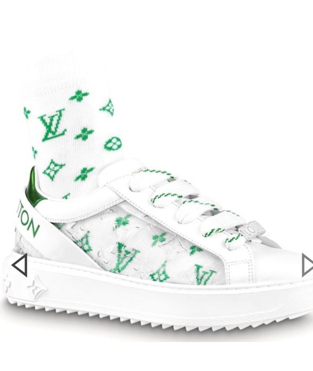 LOUIS VUITTON Белые кеды, фото 4