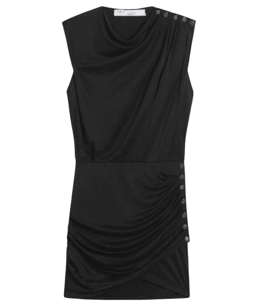 IRO Черное хлопковое повседневное платье, фото 1