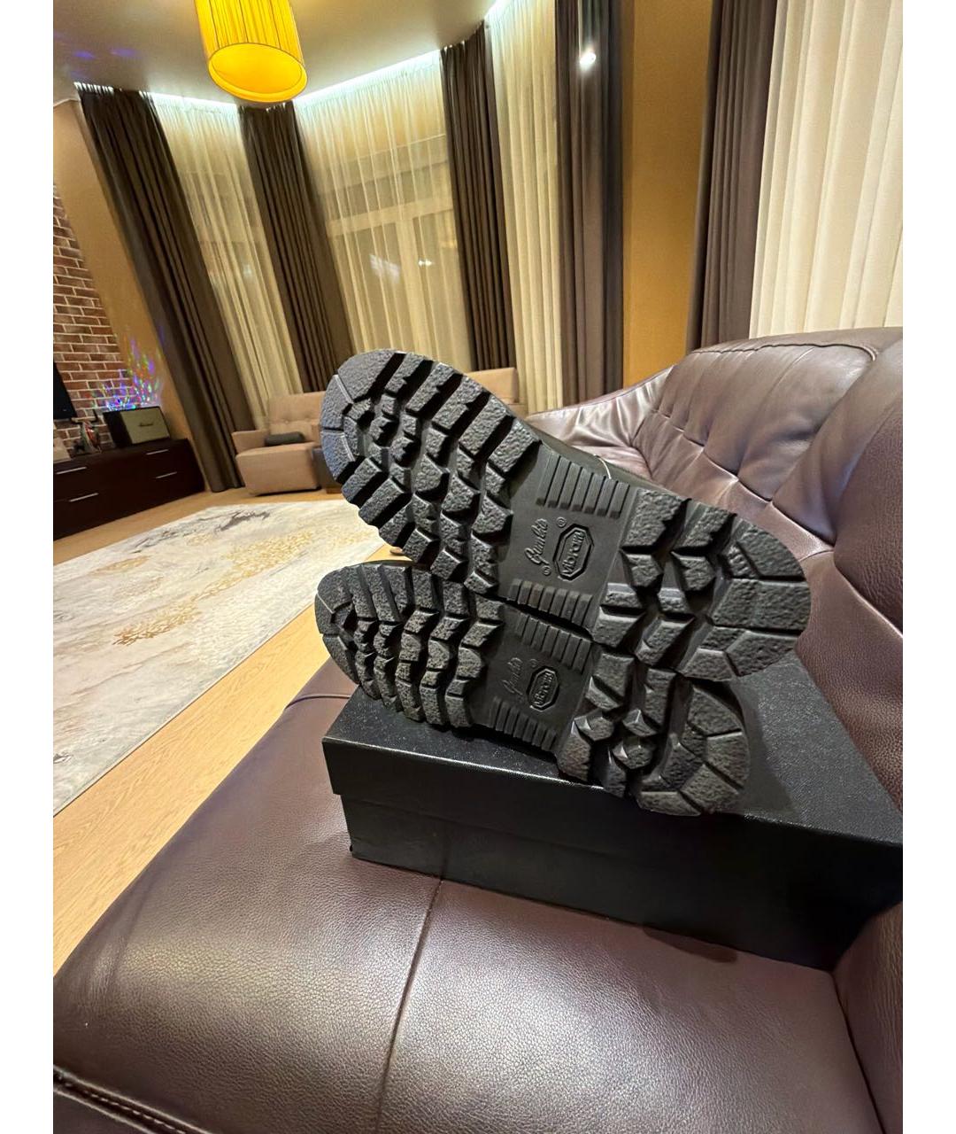 PREMIATA Черные кожаные высокие ботинки, фото 7