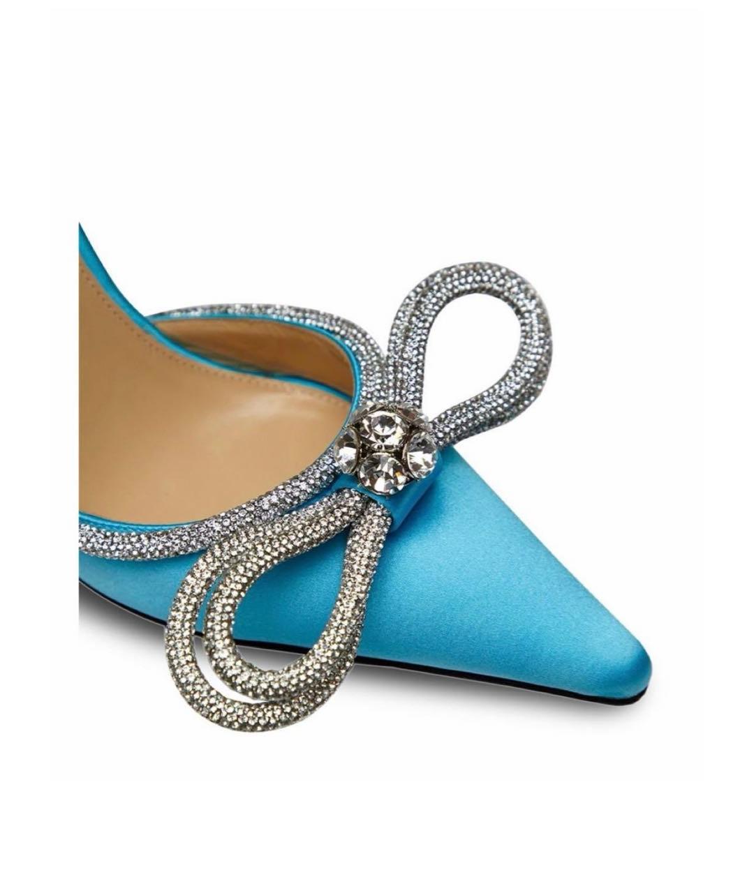 MACH&MACH Бирюзовые текстильные туфли, фото 5