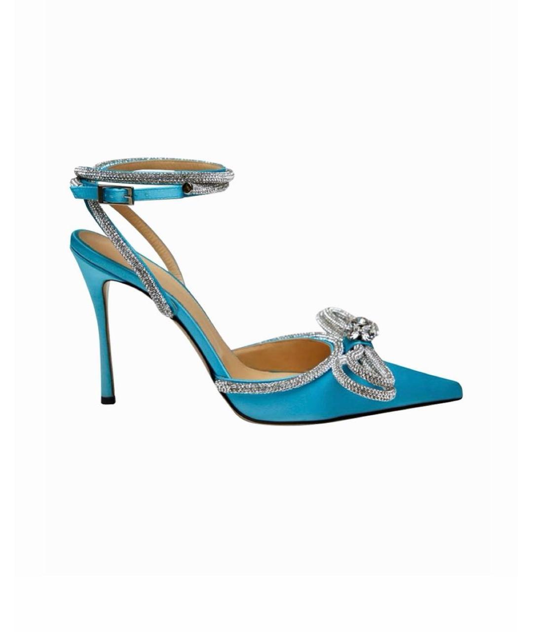 MACH&MACH Бирюзовые текстильные туфли, фото 9