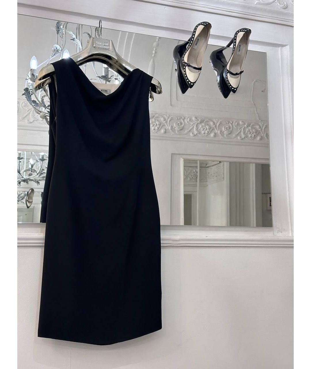 MOSCHINO Мульти шелковое коктейльное платье, фото 8