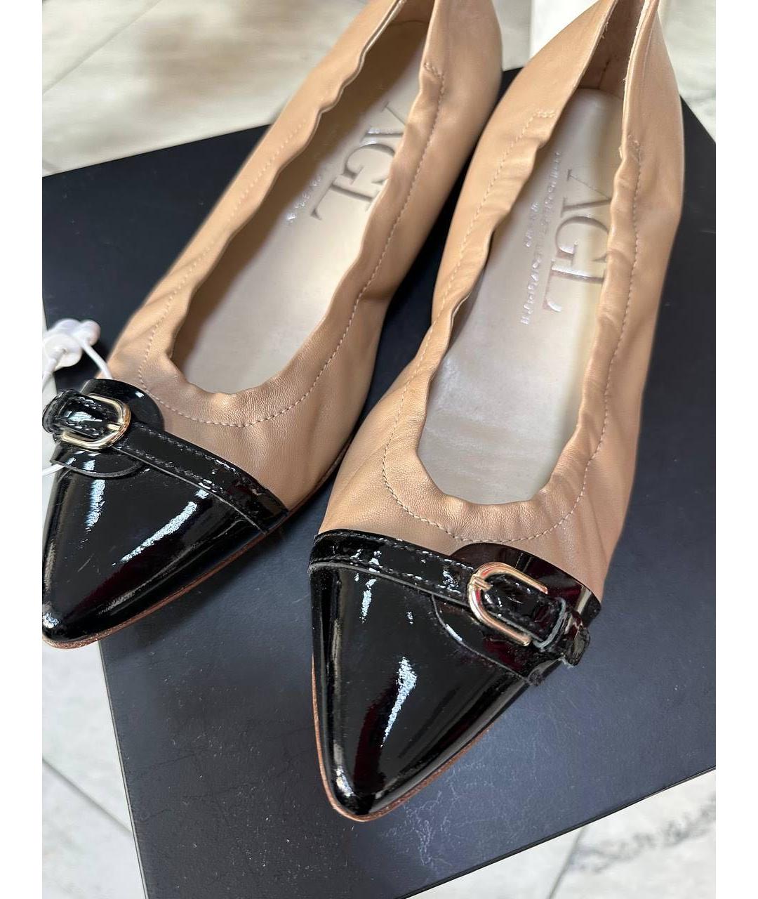 AGL Мульти кожаные балетки, фото 6