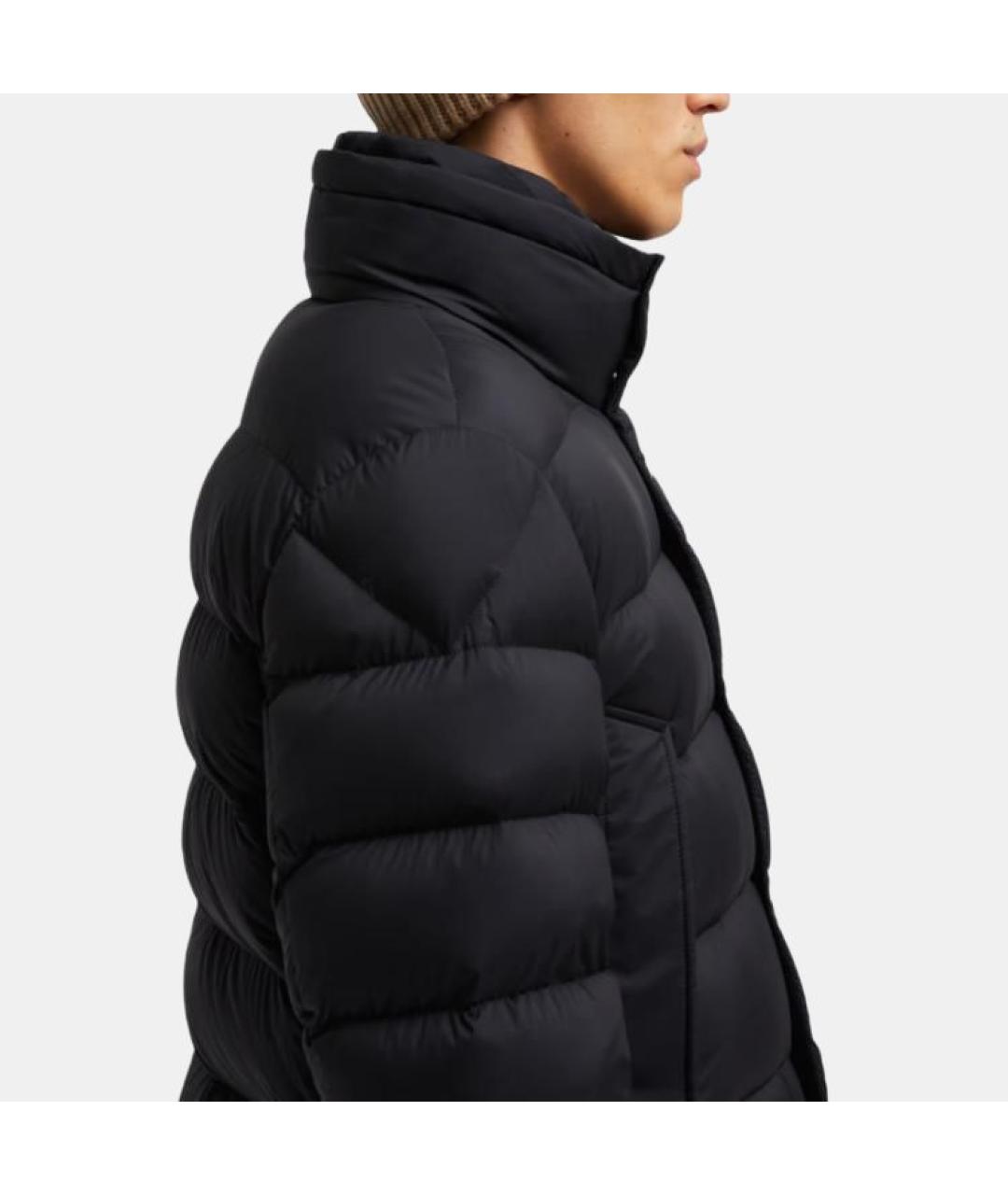 MONCLER Черный пуховик, фото 5