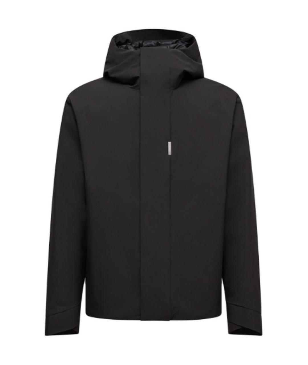 MONCLER Черный пуховик, фото 1