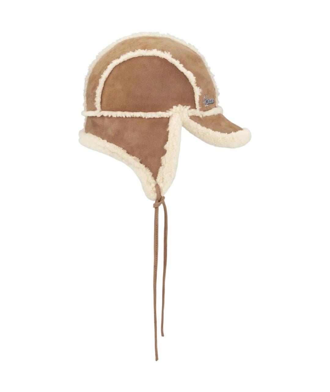 SUPREME Бежевая шерстяная шапка, фото 3