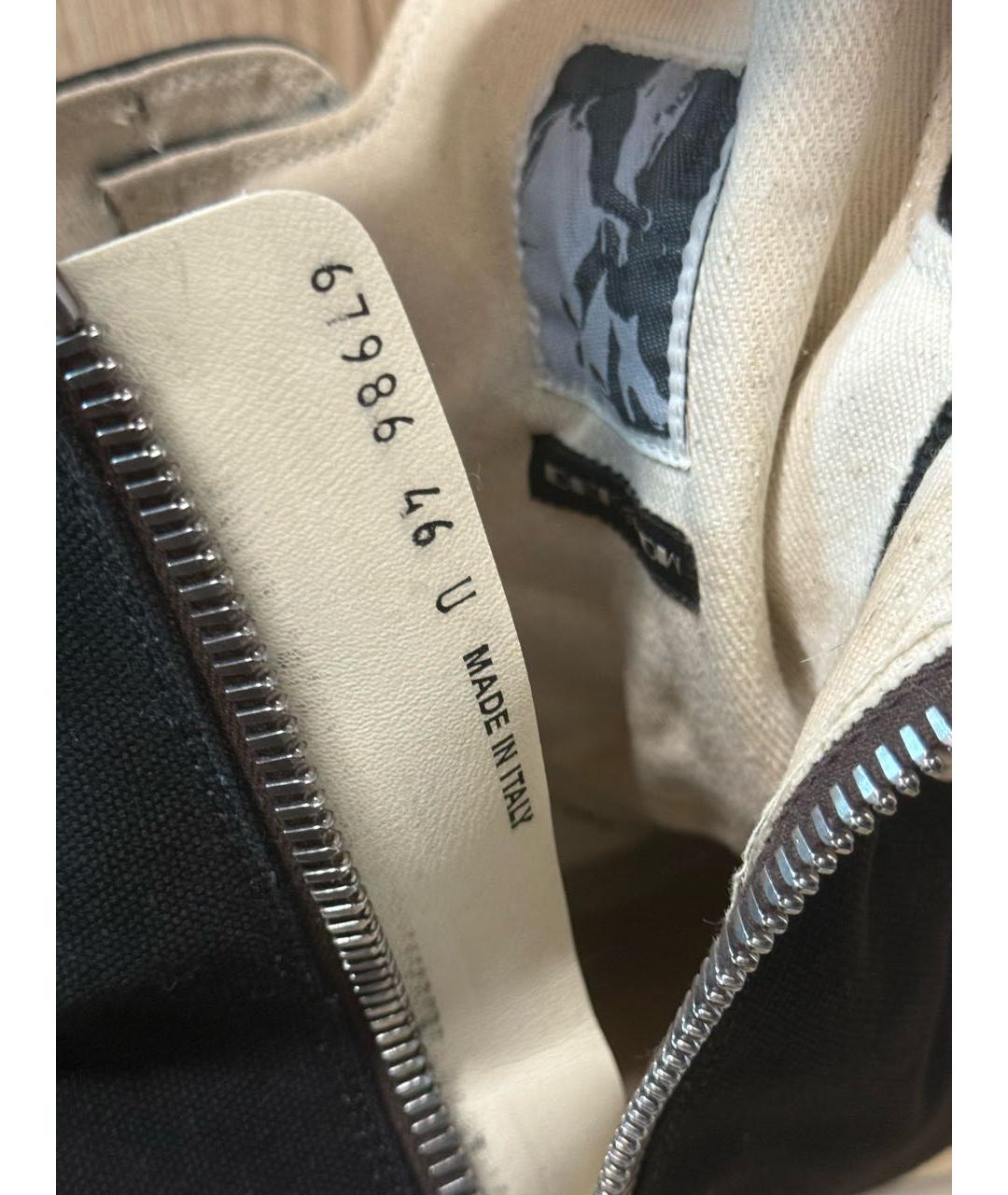 RICK OWENS DRKSHDW Черные текстильные высокие кроссовки / кеды, фото 7