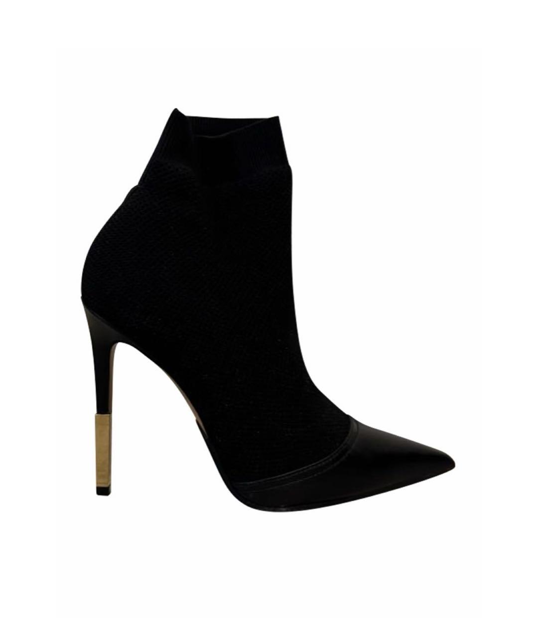 BALMAIN Черные замшевые ботильоны, фото 3