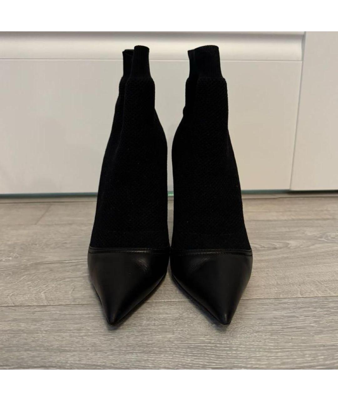 BALMAIN Черные замшевые ботильоны, фото 2