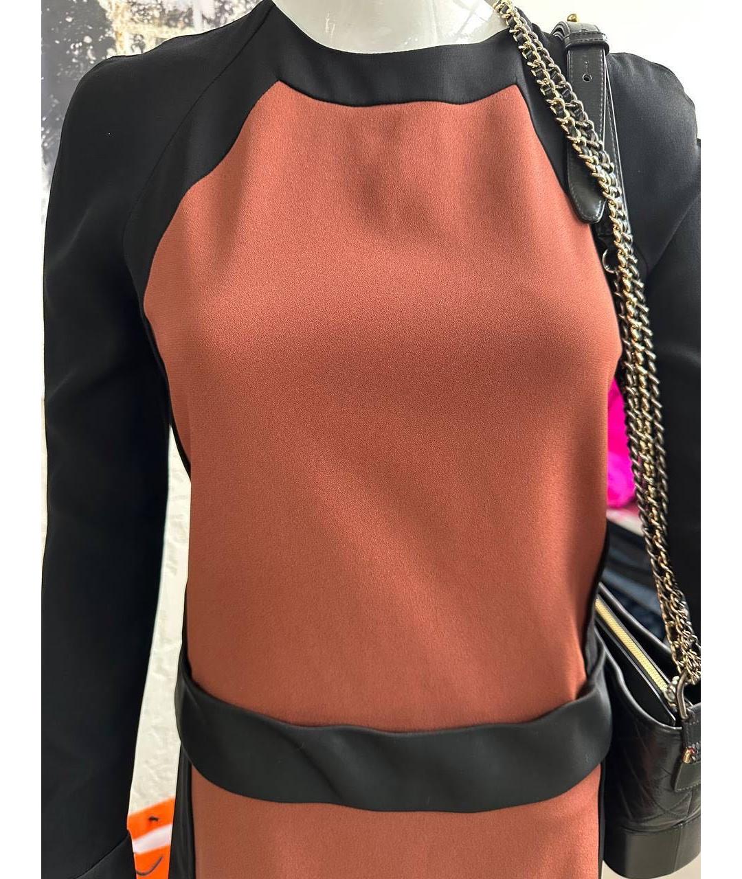 VICTORIA BECKHAM Мульти синтетическое повседневное платье, фото 6