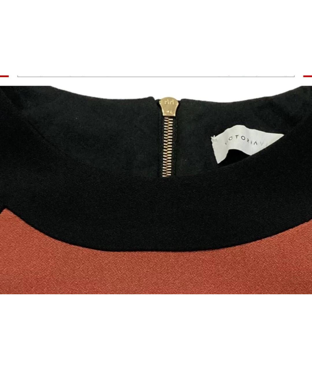 VICTORIA BECKHAM Мульти синтетическое повседневное платье, фото 3