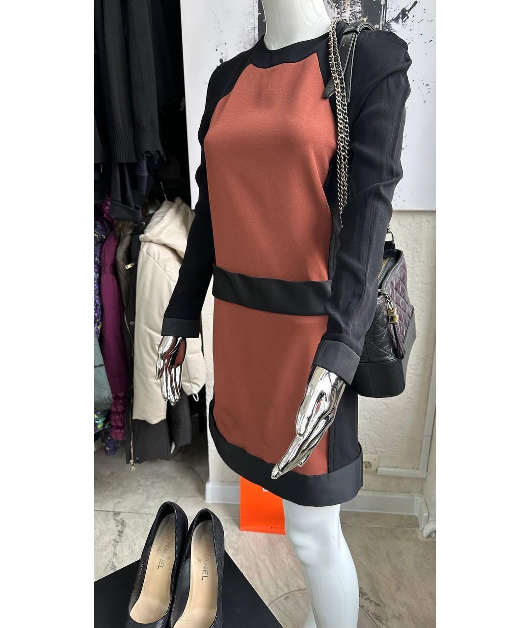 VICTORIA BECKHAM Мульти синтетическое повседневное платье, фото 7