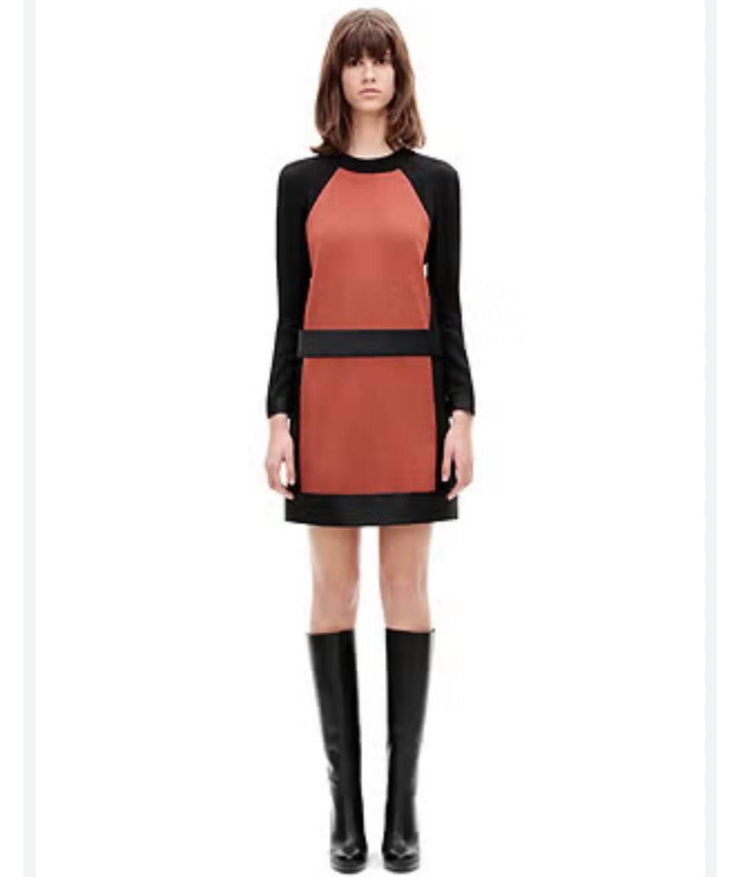 VICTORIA BECKHAM Мульти синтетическое повседневное платье, фото 2