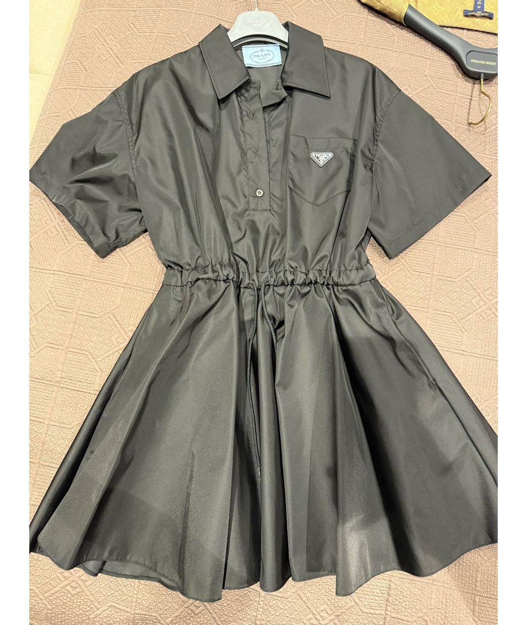 PRADA Черное повседневное платье, фото 5