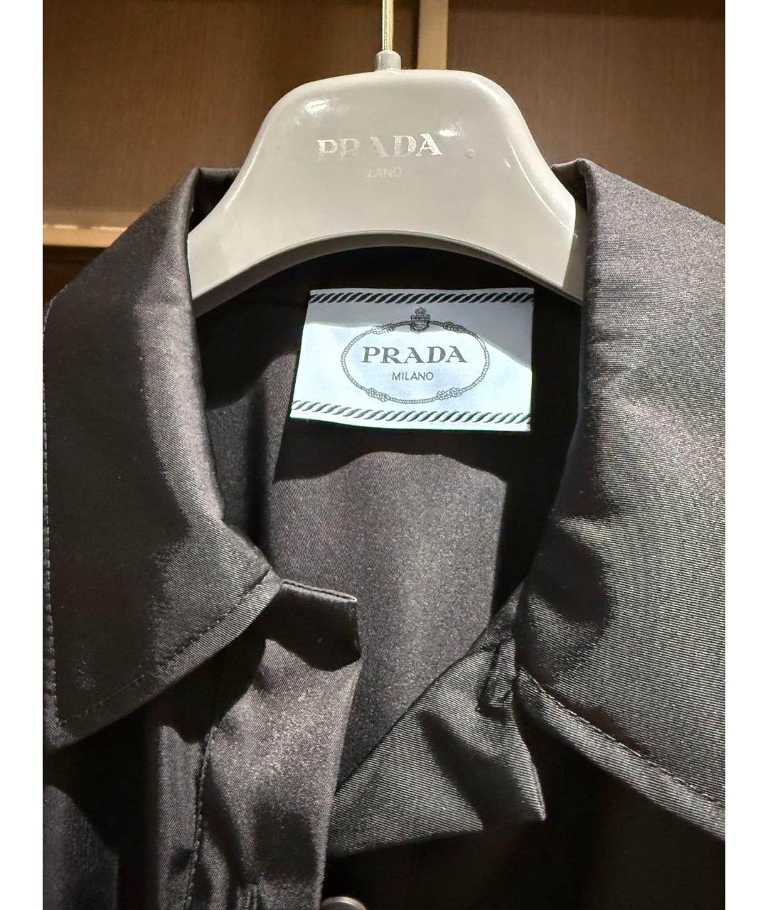 PRADA Черное повседневное платье, фото 3