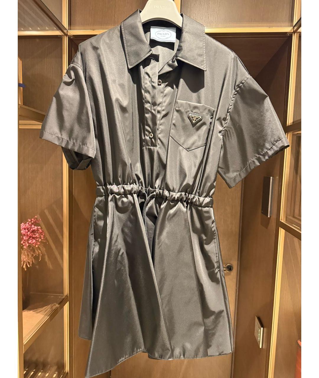 PRADA Черное повседневное платье, фото 6