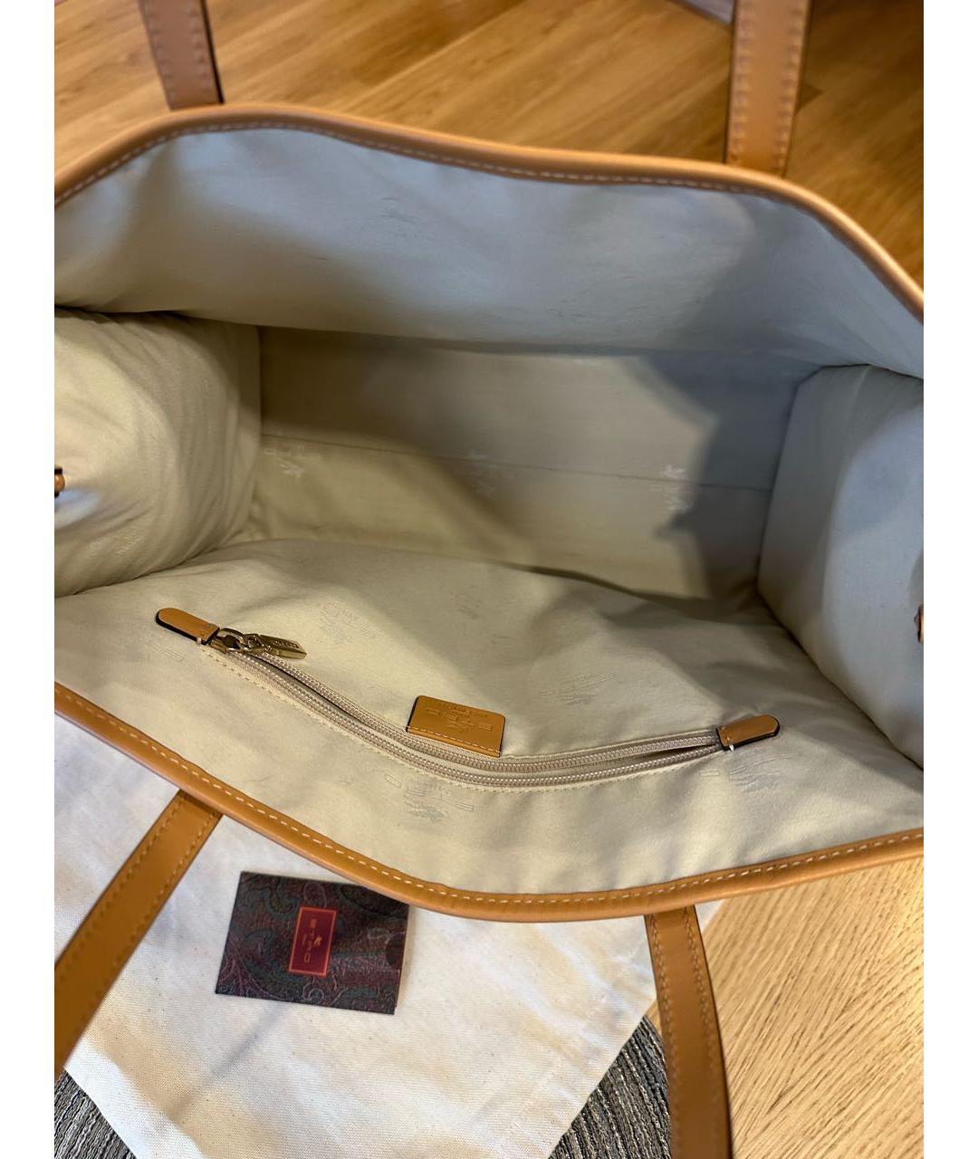 ETRO Мульти кожаная сумка с короткими ручками, фото 4