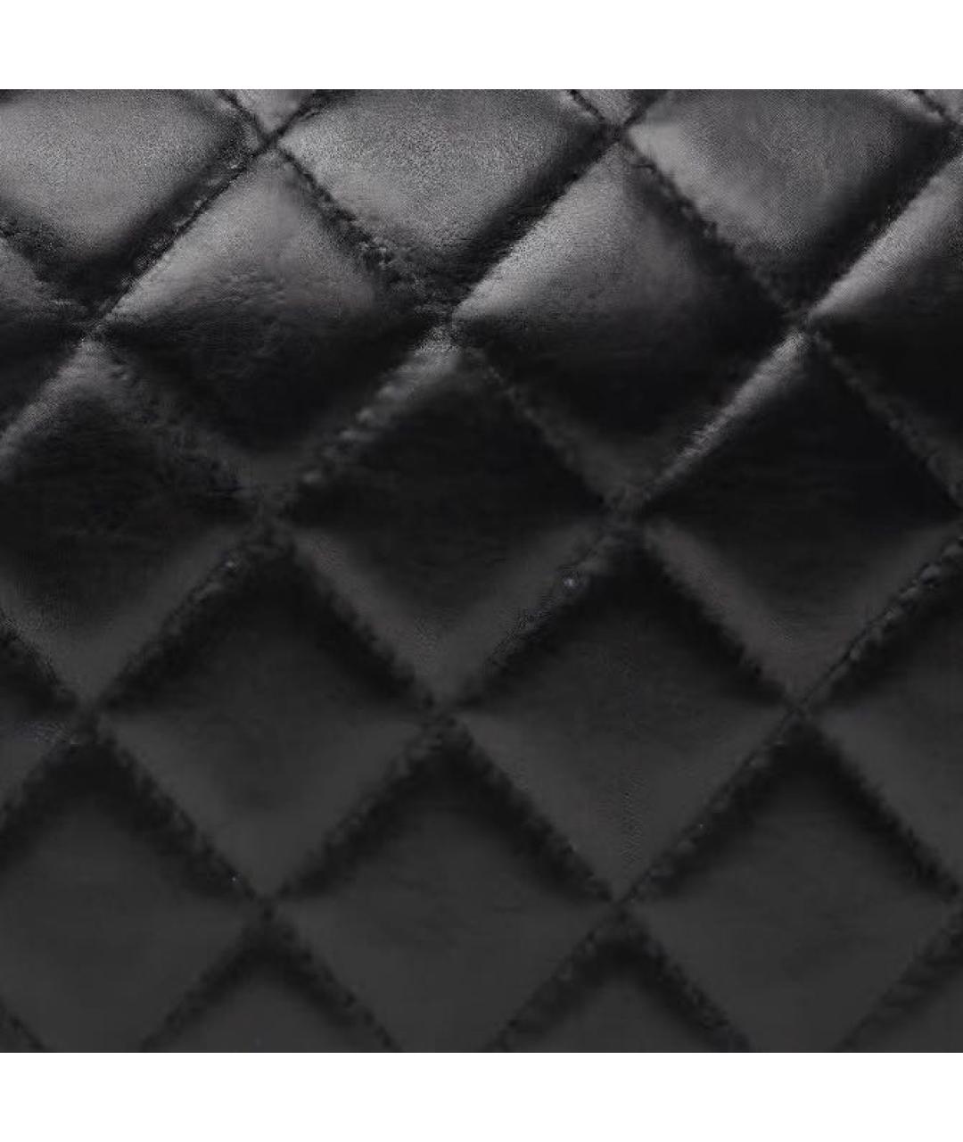 CHANEL Черная кожаная сумка через плечо, фото 5