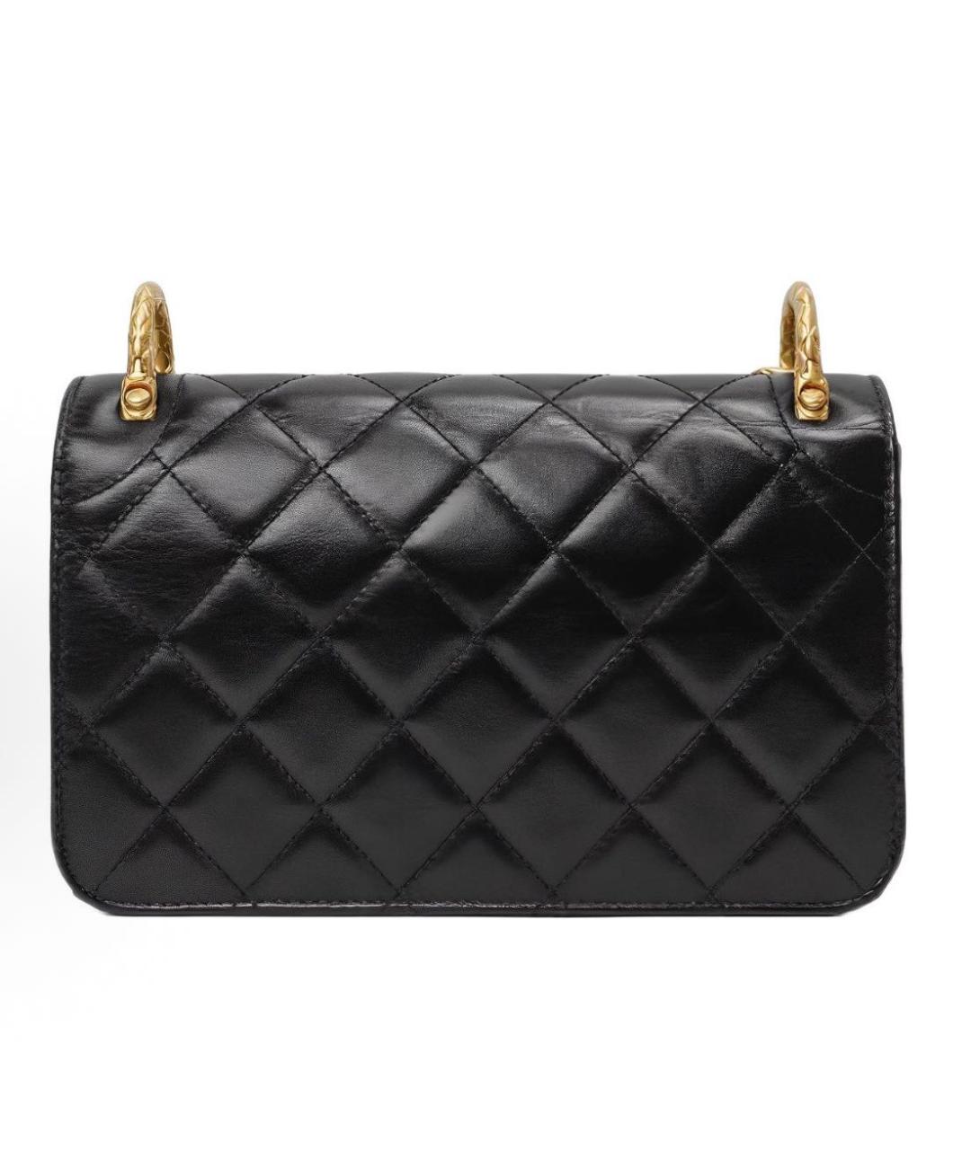 CHANEL Черная кожаная сумка через плечо, фото 3