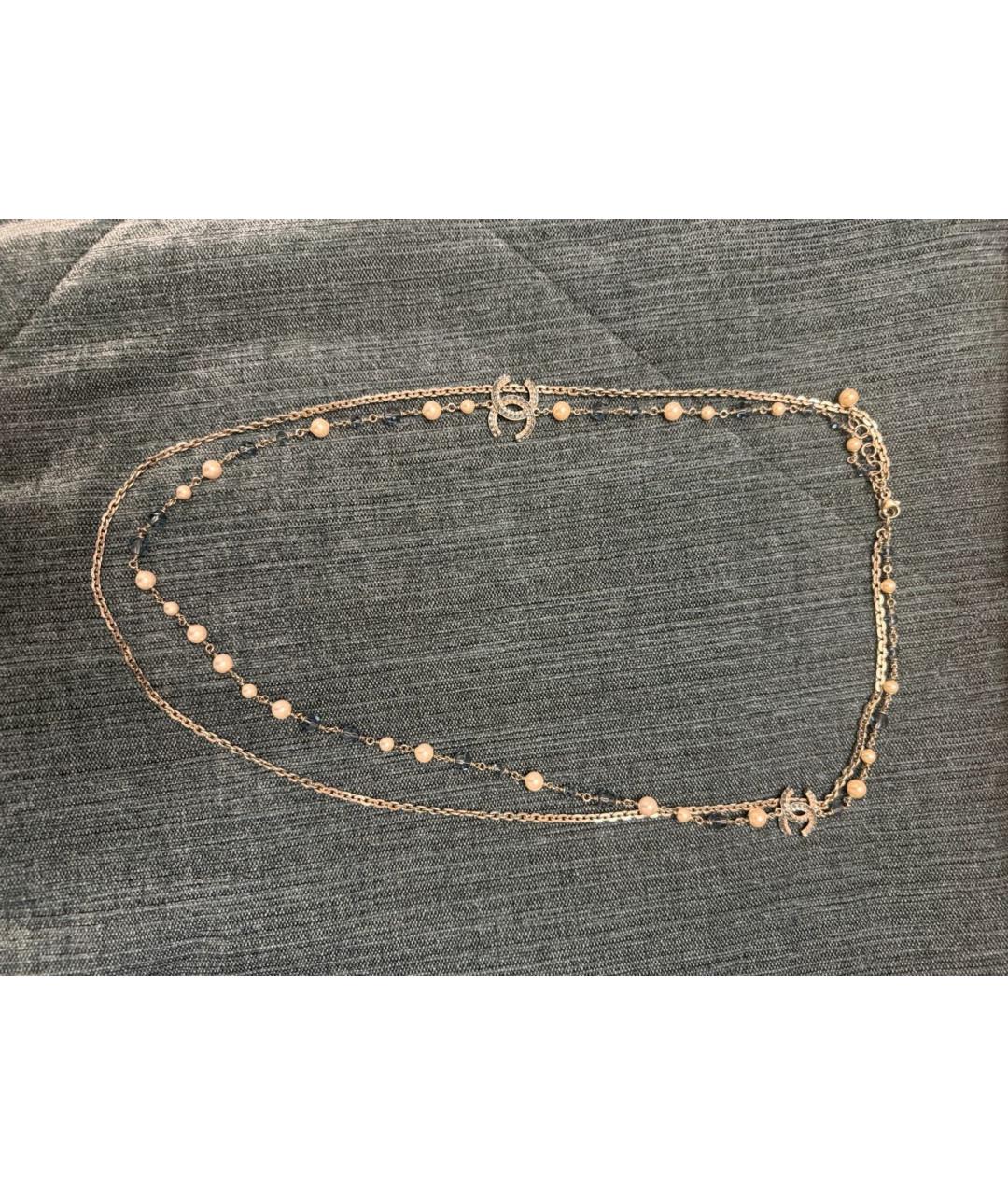 CHANEL Серебряное колье, фото 4