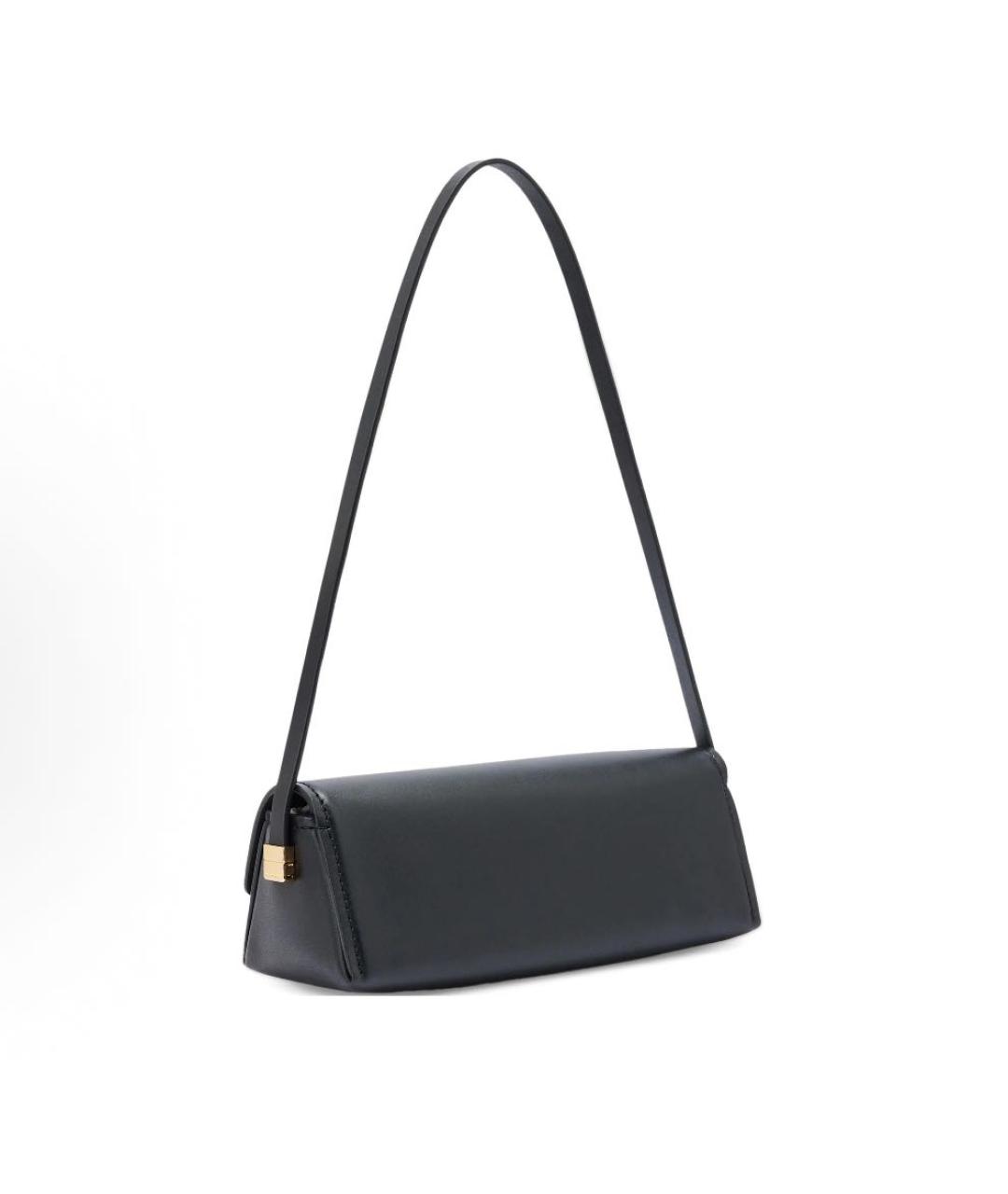 MICHAEL KORS Черная кожаная сумка через плечо, фото 3