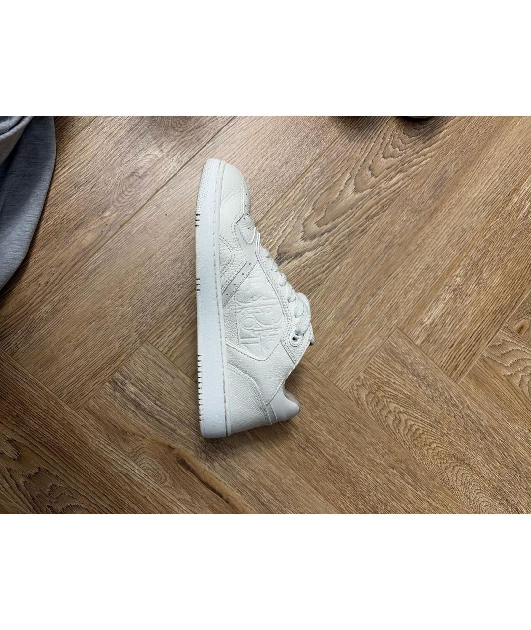 CHRISTIAN DIOR Белые кожаные кроссовки, фото 5