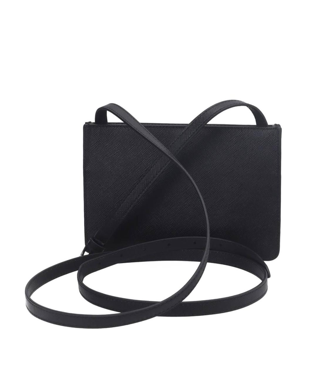 PRADA Черная кожаная сумка на плечо, фото 3