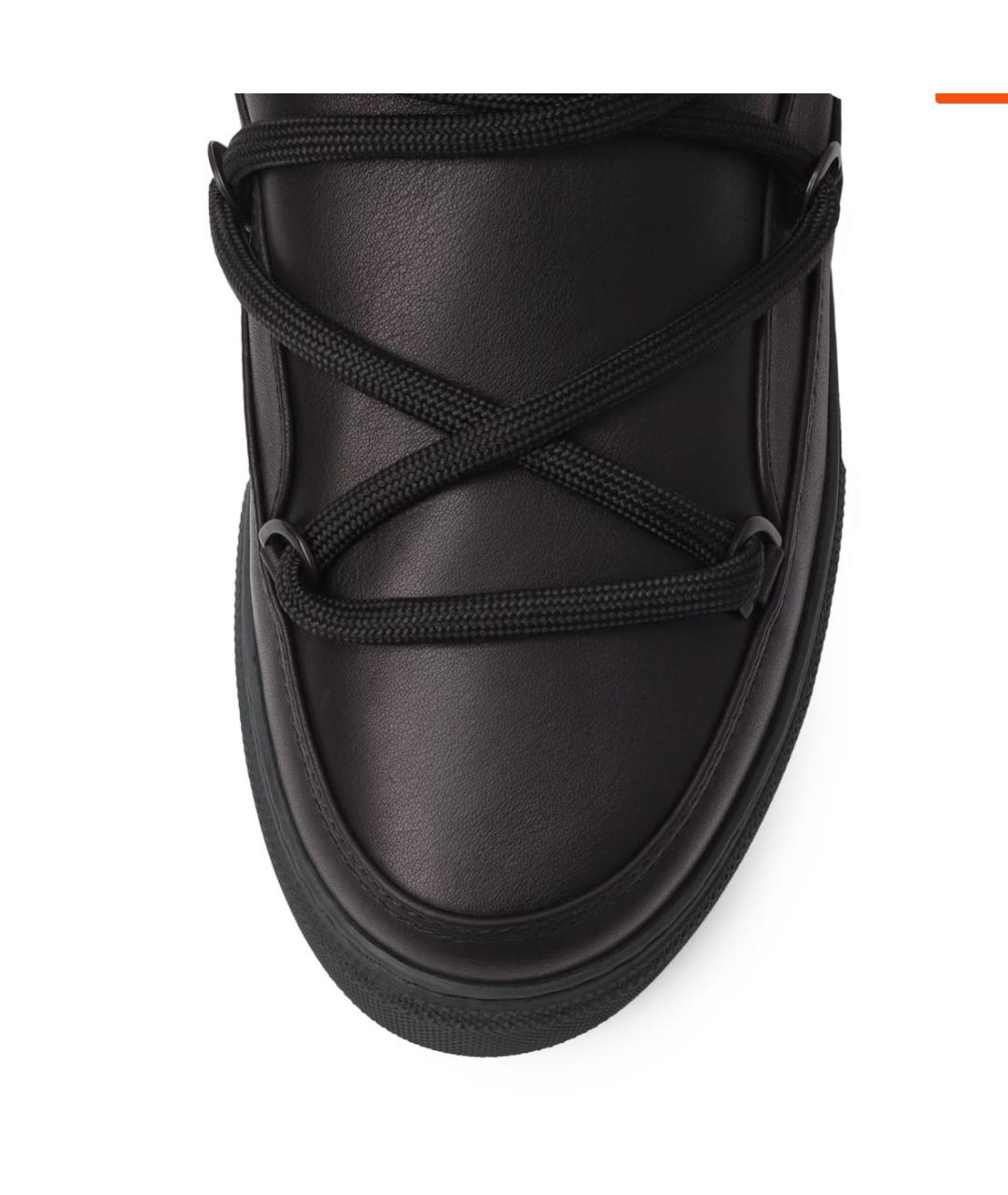 INUIKII Черные кожаные ботинки, фото 3