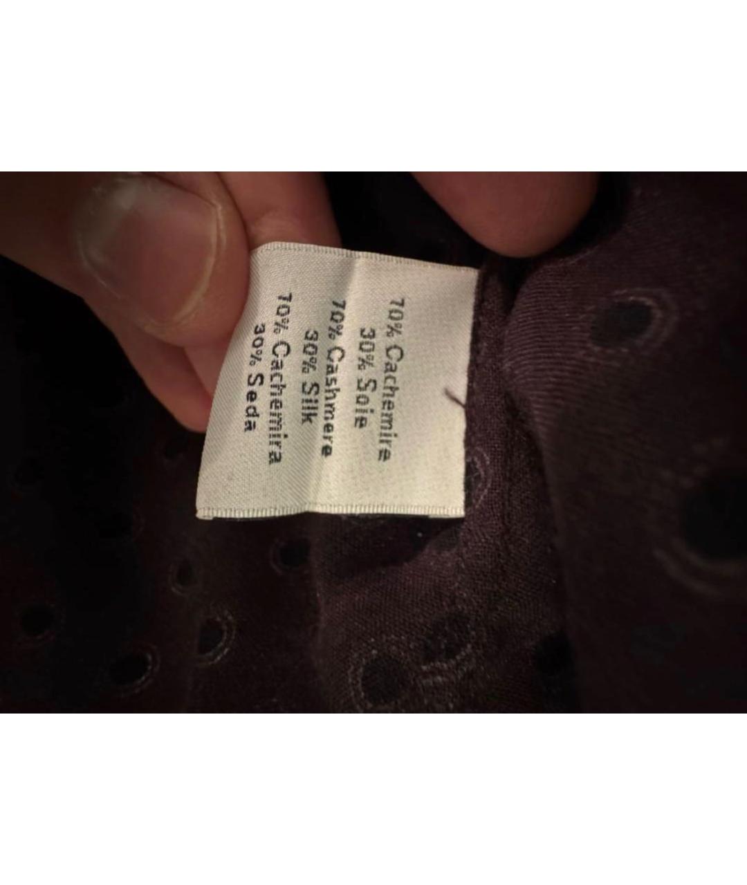 HERMES Фиолетовая кашемировая кэжуал рубашка, фото 7