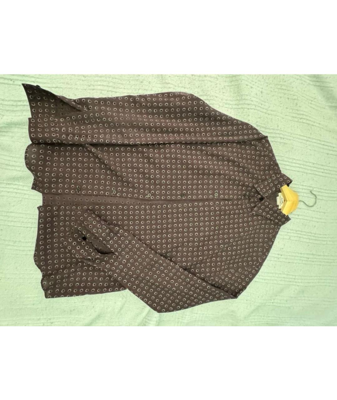 HERMES Фиолетовая кашемировая кэжуал рубашка, фото 3