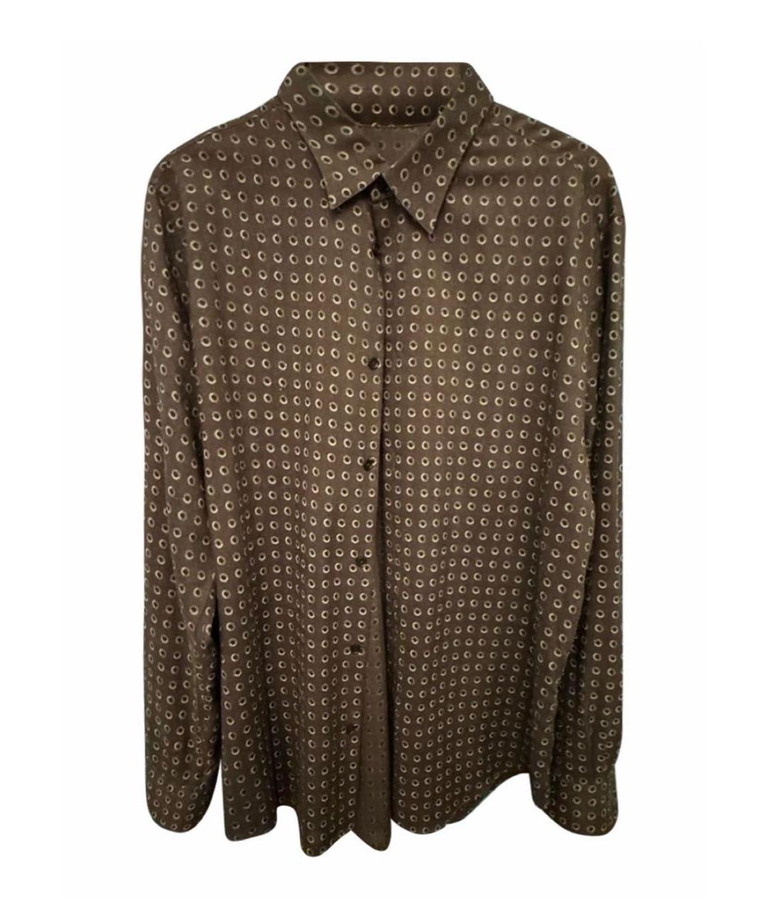 HERMES Фиолетовая кашемировая кэжуал рубашка, фото 1