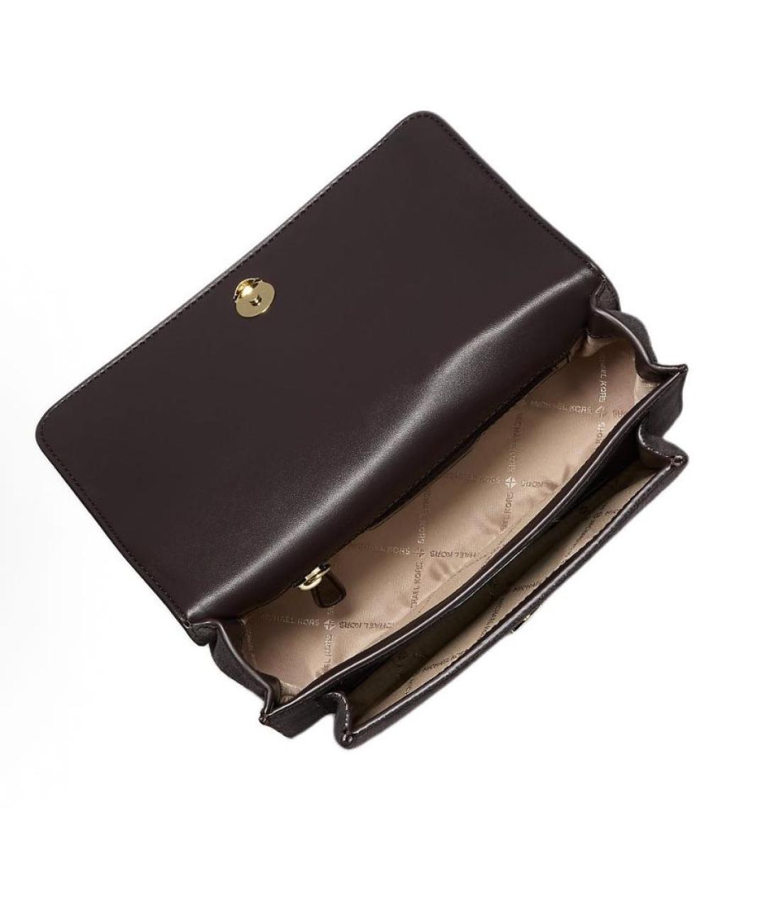 MICHAEL KORS Коричневая замшевая сумка через плечо, фото 5