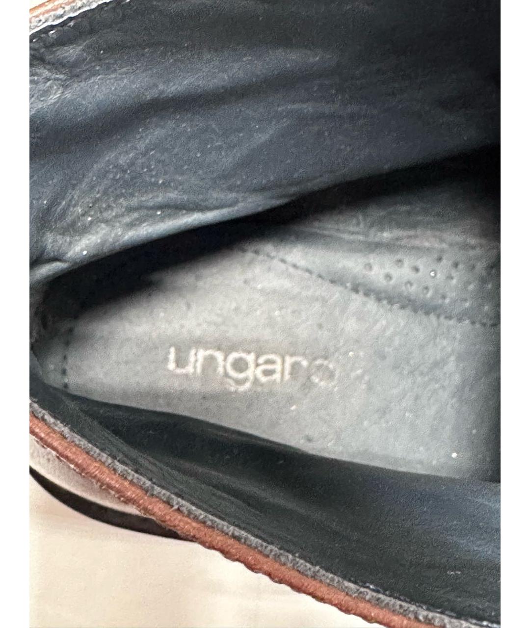 UNGARO Мульти кожаные низкие ботинки, фото 3